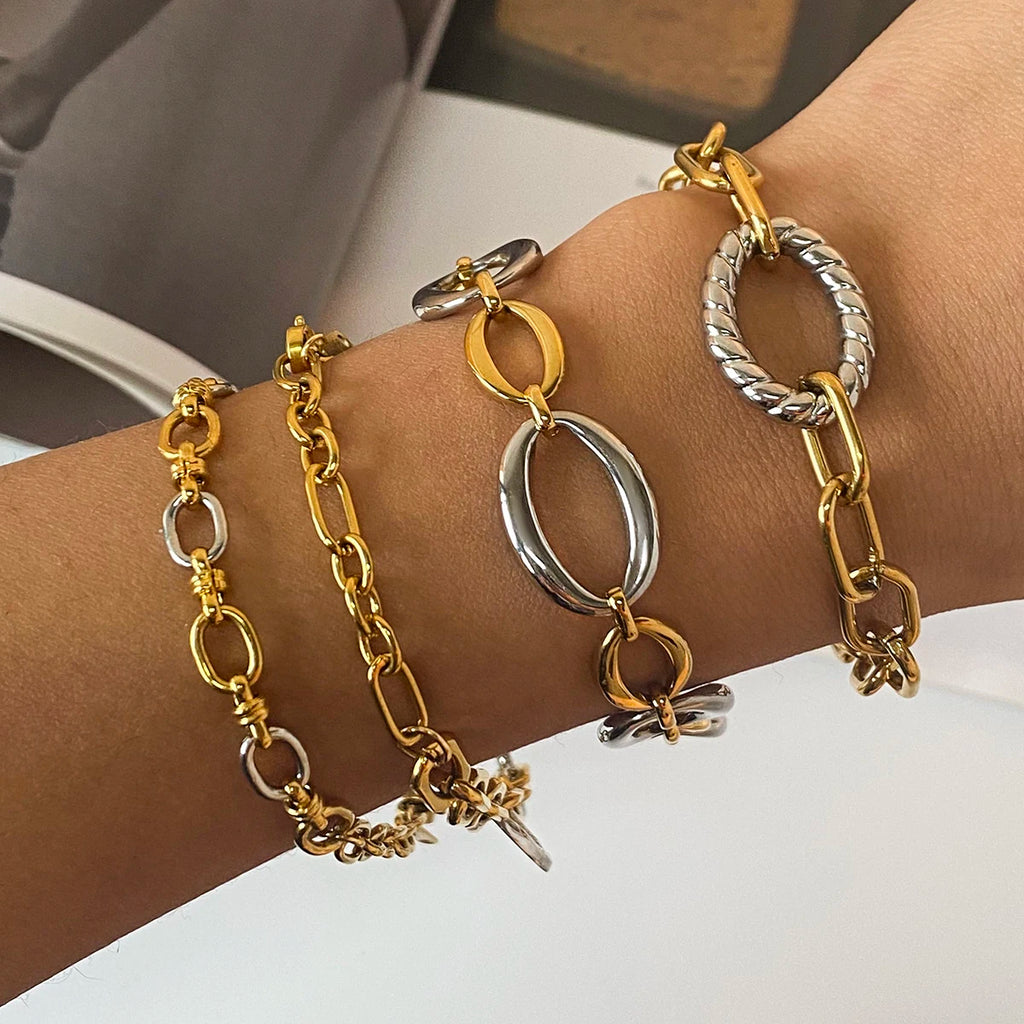 BRACELET Aphrodite_acier inoxydable or waterproof hypoallergénique Thalassa bijoux